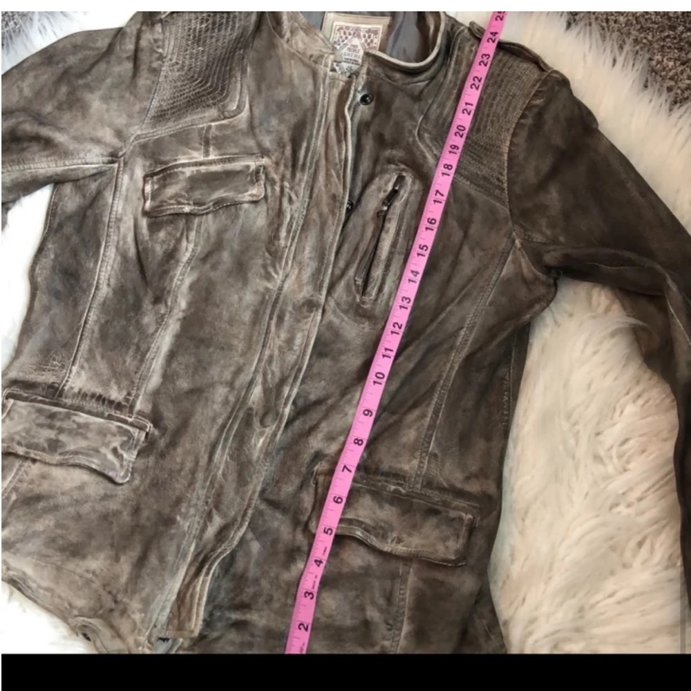 Free People Rumbled Leather jacket - Picture 7 of 9